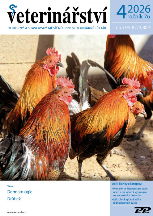 Obálka časopisu Veterinářství