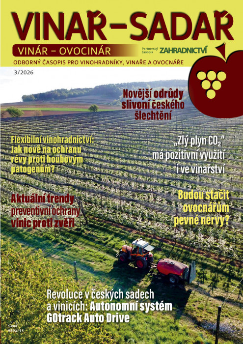 Obálka časopisu Vinař - Sadař
