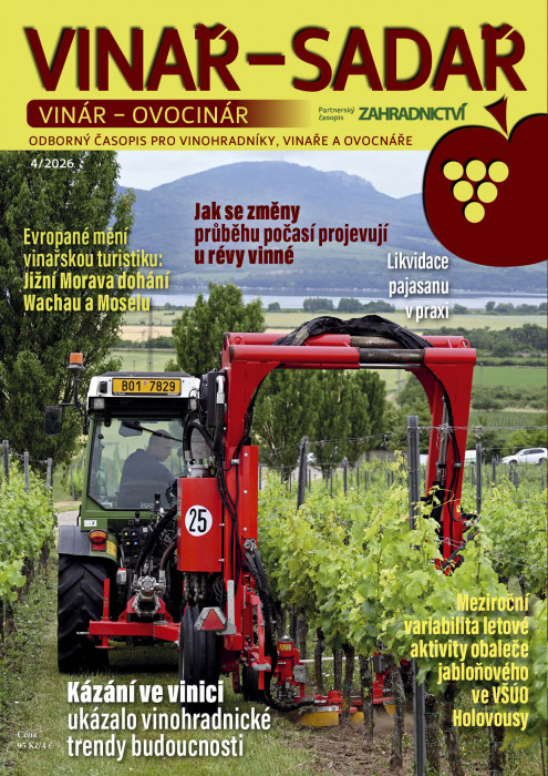 Obálka časopisu Vinař - Sadař