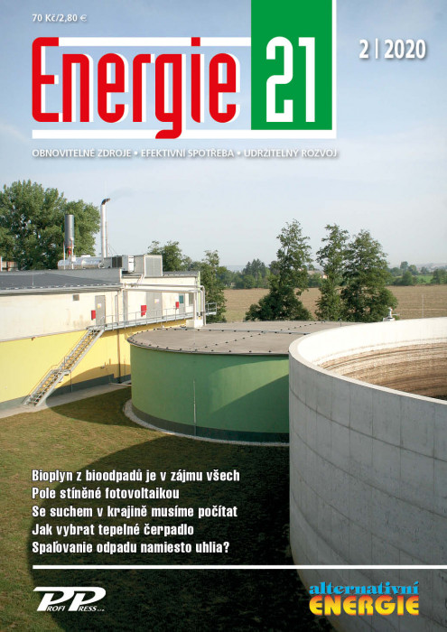 Obálka titulu Energie 21/Alternativní energie - vydání č. 2/2020