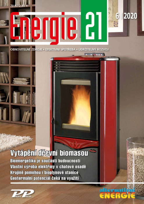 Obálka titulu Energie 21/Alternativní energie - vydání č. 6/2020
