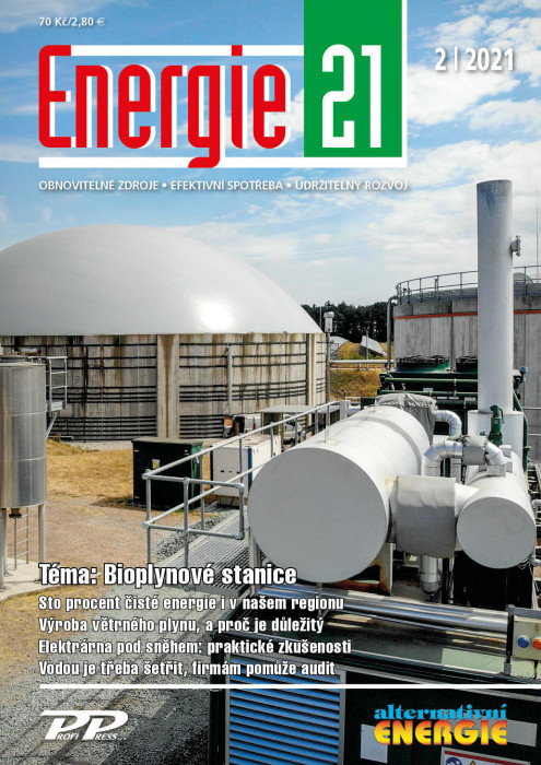 Obálka titulu Energie 21/Alternativní energie - vydání č. 2/2021