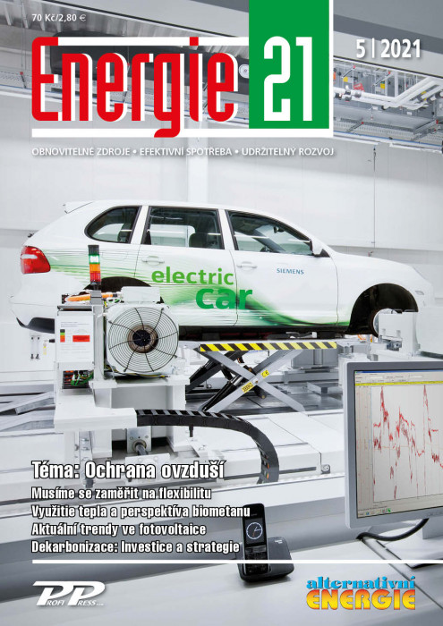 Obálka titulu Energie 21/Alternativní energie - vydání č. 5/2021