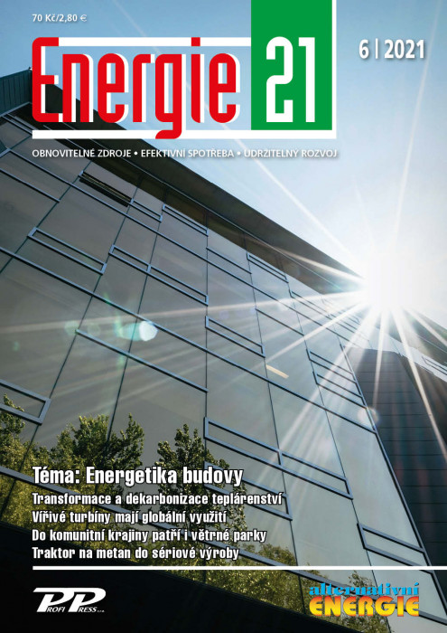 Obálka titulu Energie 21/Alternativní energie - vydání č. 6/2021