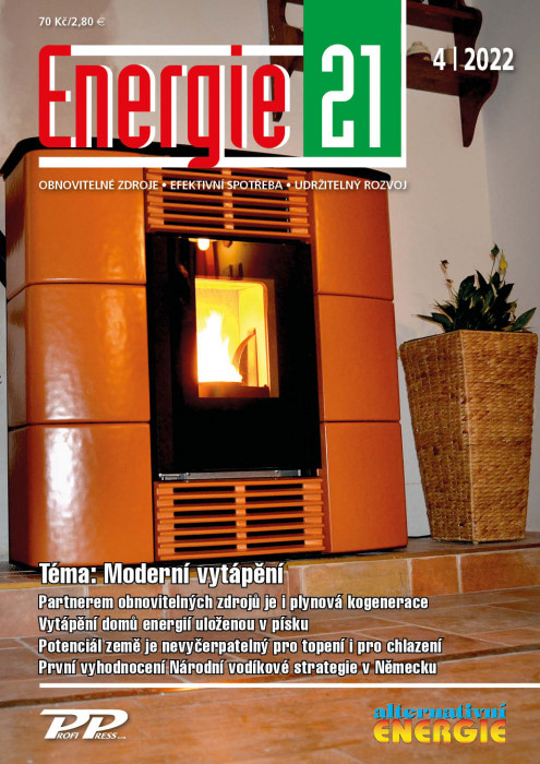 Obálka titulu Energie 21/Alternativní energie - vydání č. 4/2022
