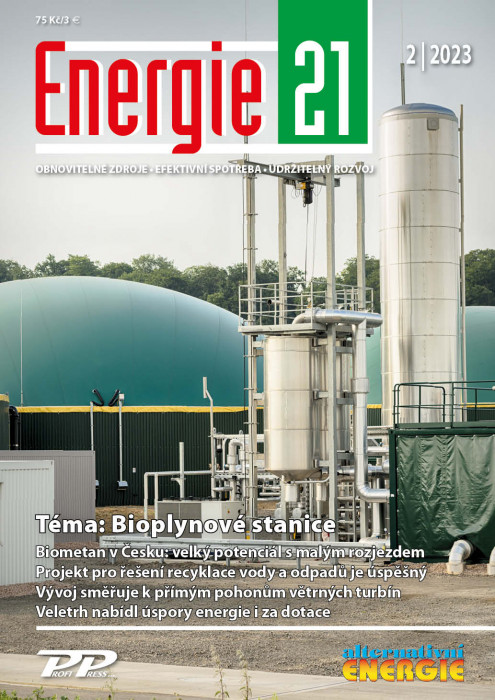 Obálka titulu Energie 21/Alternativní energie - vydání č. 2/2023
