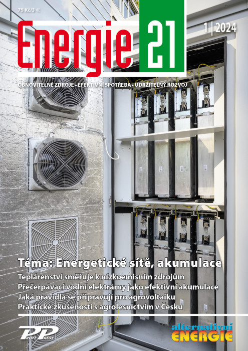 Obálka titulu Energie 21/Alternativní energie - vydání č. 1/2024