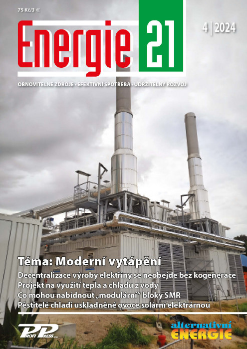 Obálka titulu Energie 21/Alternativní energie - vydání č. 4/2024