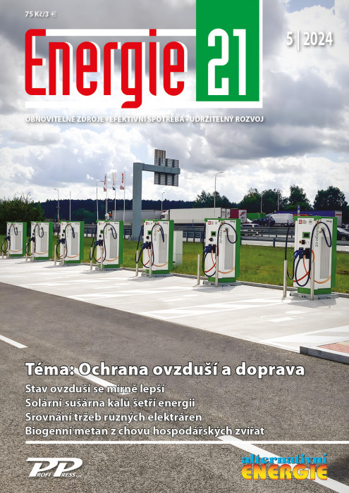 Obálka titulu Energie 21/Alternativní energie - vydání č. 5/2024