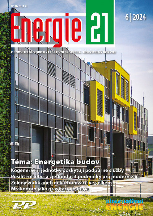 Obálka titulu Energie 21/Alternativní energie - vydání č. 6/2024