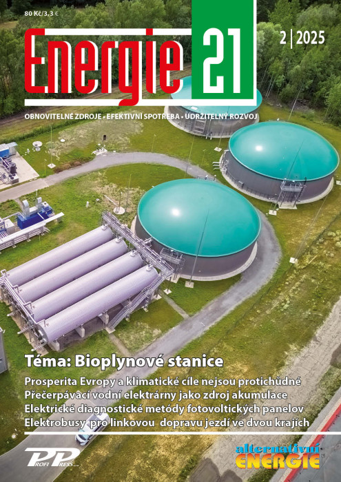Obálka titulu Energie 21/Alternativní energie - vydání č. 2/2025