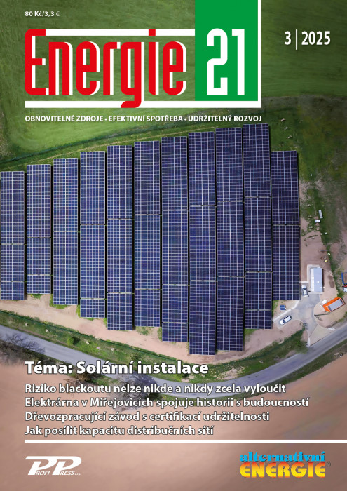 Obálka titulu Energie 21/Alternativní energie - vydání č. 3/2025