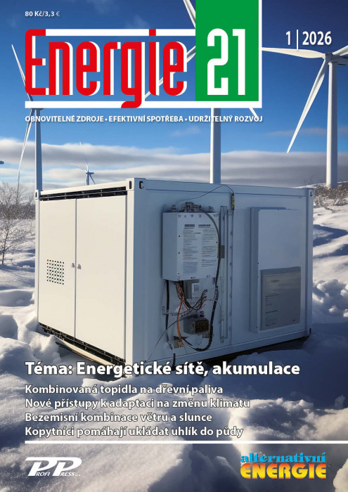 Obálka titulu Energie 21/Alternativní energie - vydání č.&nbsp;1/2026