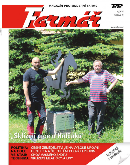 Obálka titulu Farmář - vydání č. 6/2018