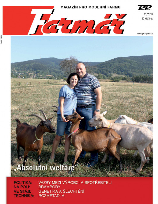 Obálka titulu Farmář - vydání č. 11/2018