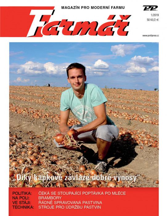 Obálka titulu Farmář - vydání č. 1/2019