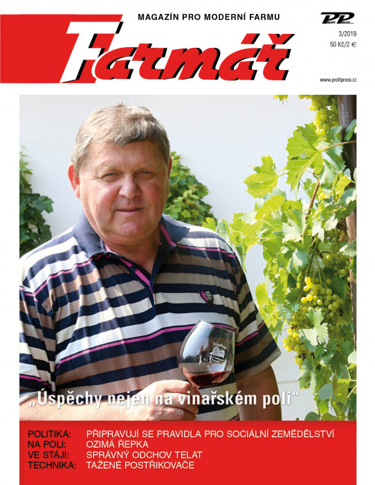 Obálka titulu Farmář - vydání č. 3/2019