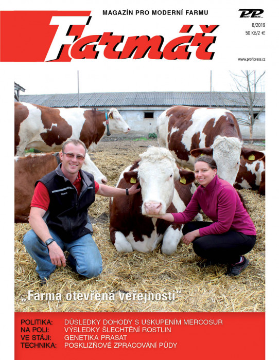 Obálka titulu Farmář - vydání č. 8/2019