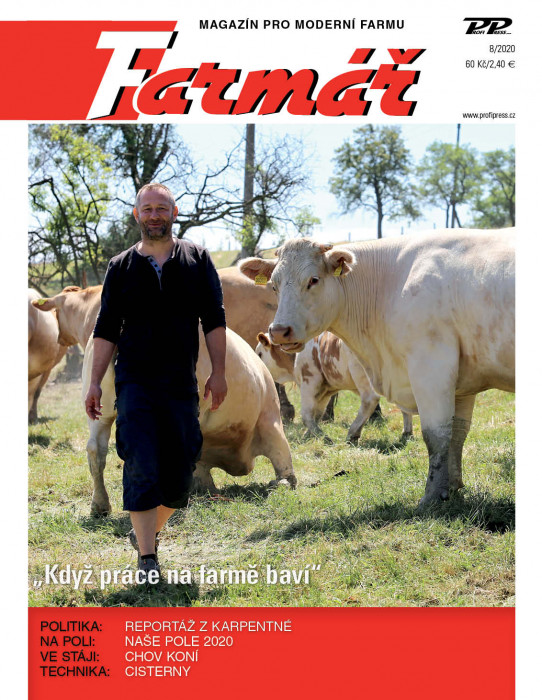 Obálka titulu Farmář - vydání č. 8/2020