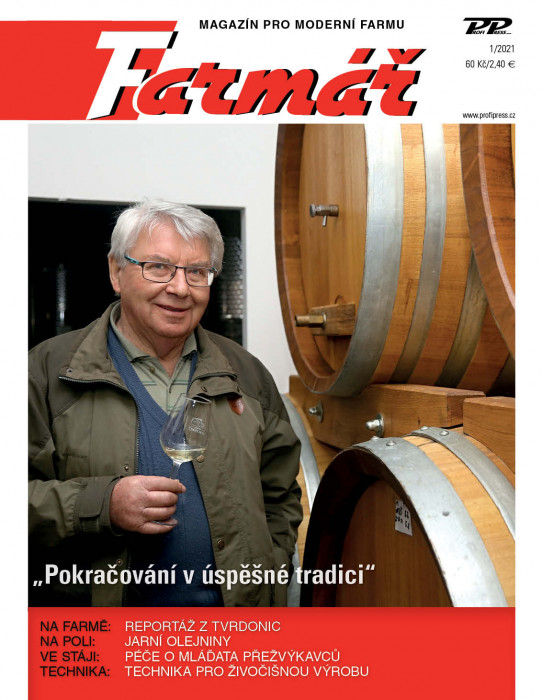 Obálka titulu Farmář - vydání č. 1/2021