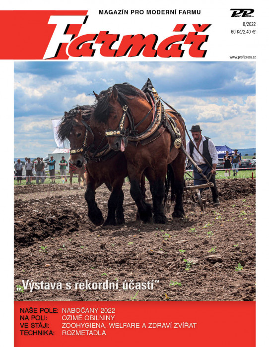Obálka titulu Farmář - vydání č. 8/2022