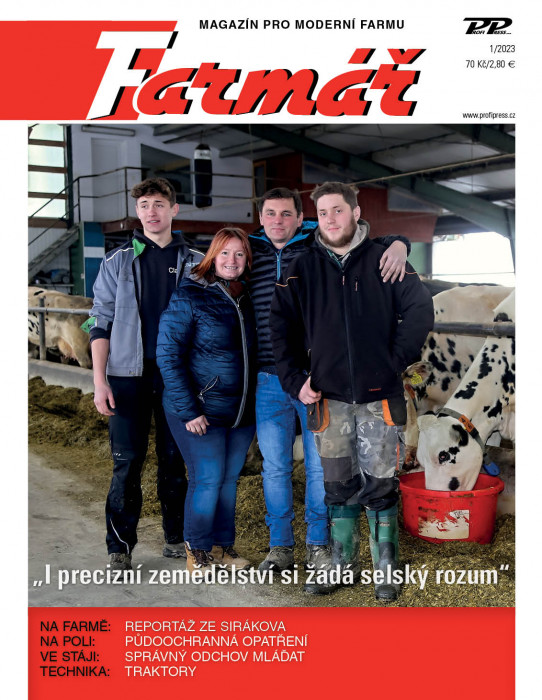 Obálka titulu Farmář - vydání č. 1/2023