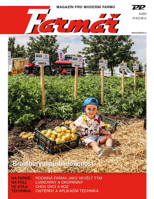 Obálka titulu Farmář - vydání č. 8/2023