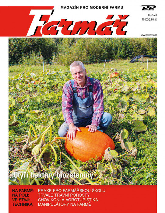 Obálka titulu Farmář - vydání č. 11/2023