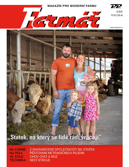 Obálka titulu Farmář - vydání č. 8/2025