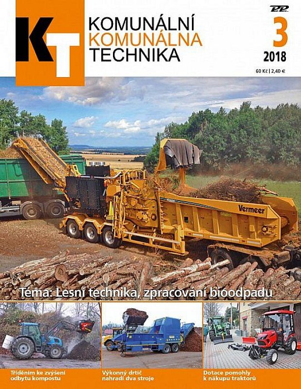 Obálka titulu Komunální technika - vydání č. 3/2018