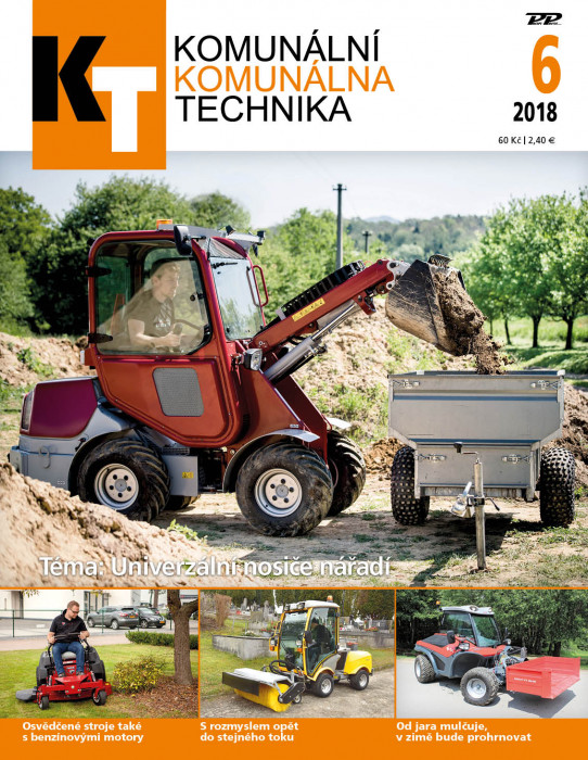 Obálka titulu Komunální technika - vydání č. 6/2018