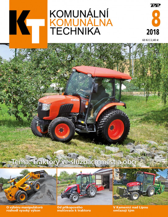 Obálka titulu Komunální technika - vydání č. 8/2018