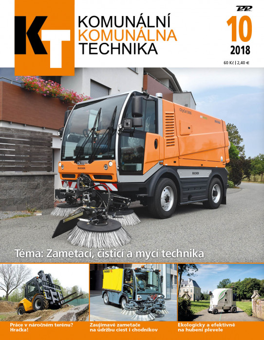Obálka titulu Komunální technika - vydání č. 10/2018