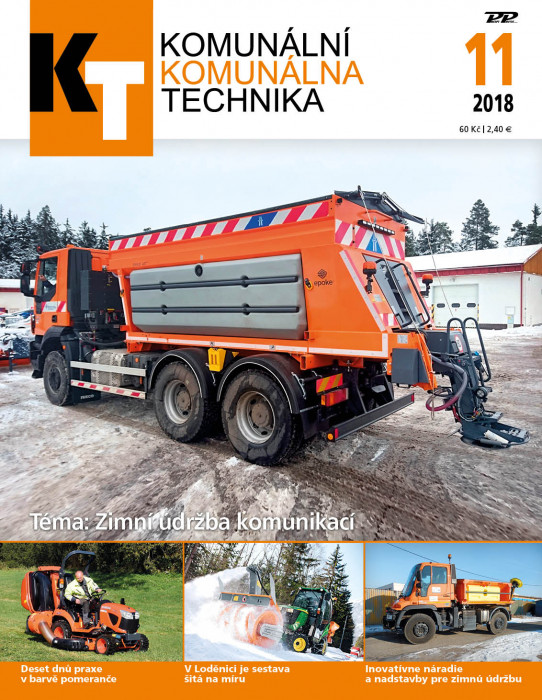 Obálka titulu Komunální technika - vydání č. 11/2018