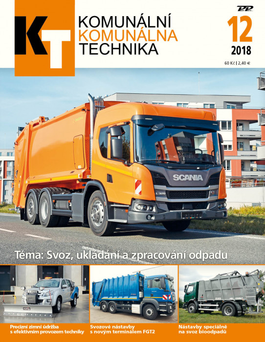 Obálka titulu Komunální technika - vydání č. 12/2018
