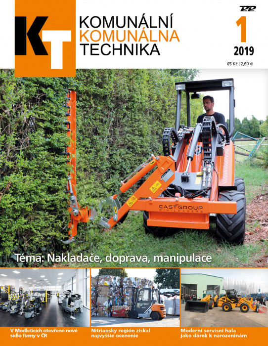 Obálka titulu Komunální technika - vydání č. 1/2019