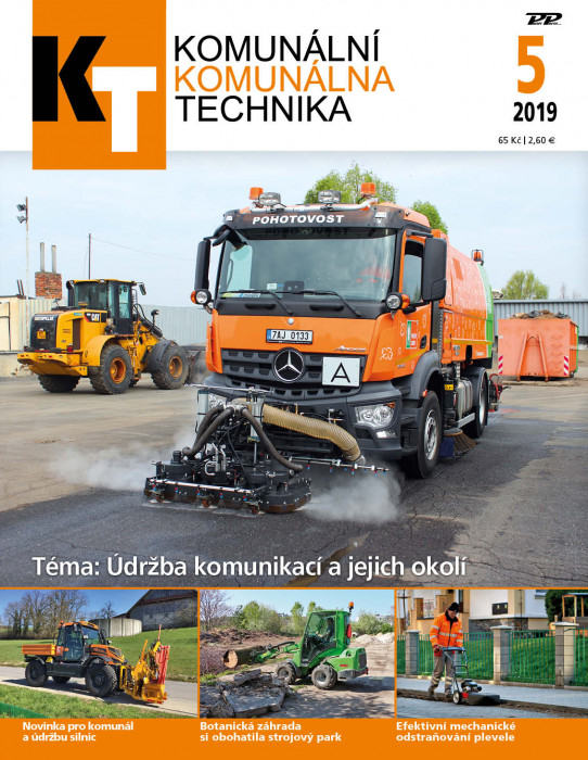 Obálka titulu Komunální technika - vydání č. 5/2019