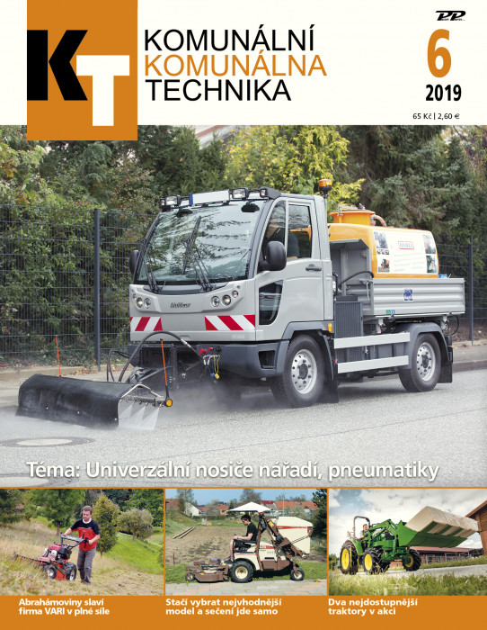 Obálka titulu Komunální technika - vydání č. 6/2019