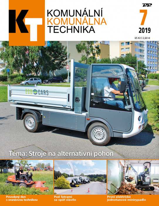 Obálka titulu Komunální technika - vydání č. 7/2019