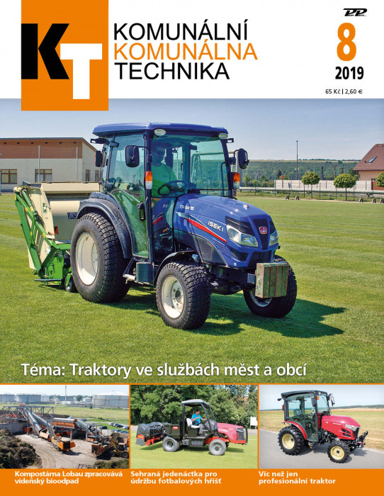 Obálka titulu Komunální technika - vydání č. 8/2019