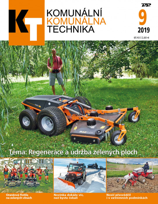 Obálka titulu Komunální technika - vydání č. 9/2019