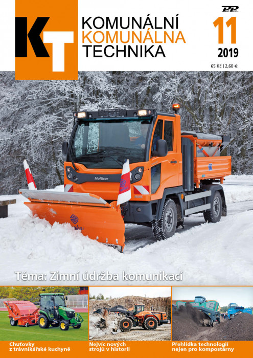 Obálka titulu Komunální technika - vydání č. 11/2019