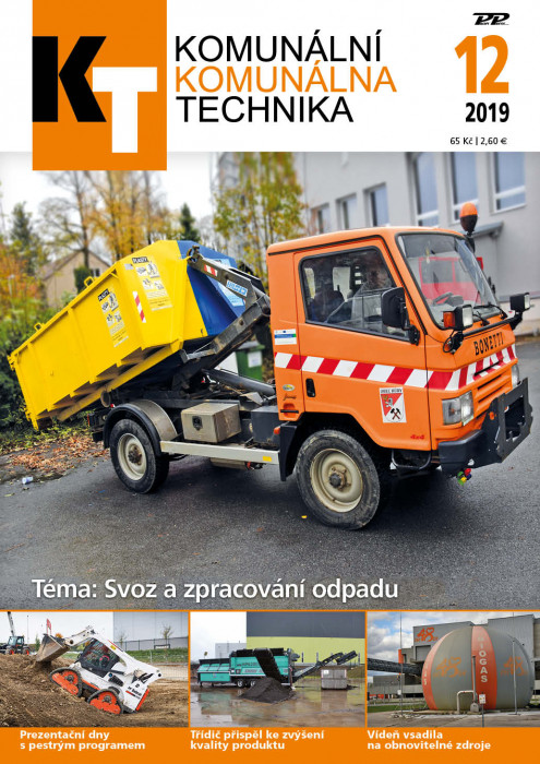 Obálka titulu Komunální technika - vydání č. 12/2019