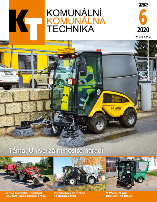 Obálka titulu Komunální technika - vydání č. 6/2020