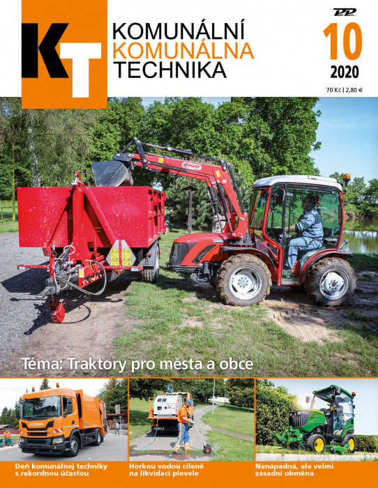 Obálka titulu Komunální technika - vydání č. 10/2020