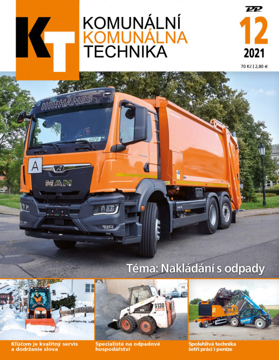 Obálka titulu Komunální technika - vydání č. 12/2021
