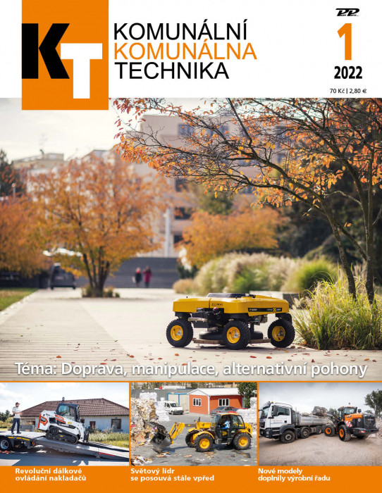 Obálka titulu Komunální technika - vydání č. 1/2022
