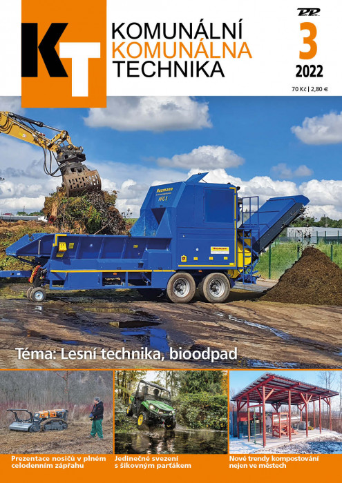 Obálka titulu Komunální technika - vydání č. 3/2022