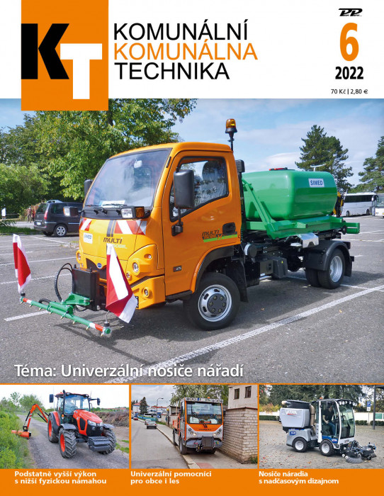 Obálka titulu Komunální technika - vydání č. 6/2022