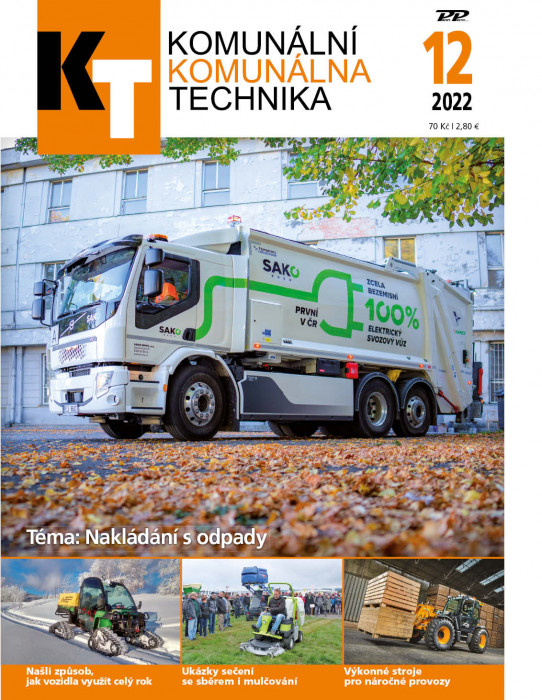 Obálka titulu Komunální technika - vydání č. 12/2022